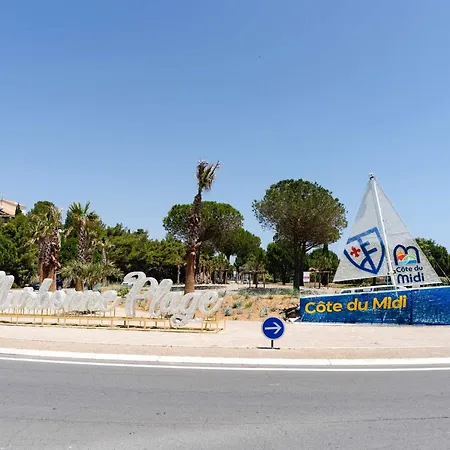 Pavillon Avec Solarium, Piscine Et Parking à Narbonne-plage - Fr-1-409-222 * Narbona